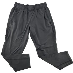 Russell Athletic Mens‎ Medium Jogger Pants Gray Zip Pocket Performance